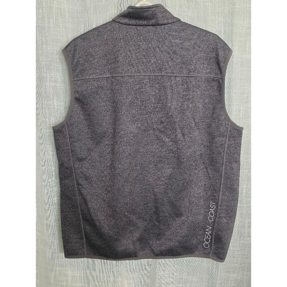 Men's Ocean Coast Vest Size‎ L Gray Fleece - Picture 5 of 5